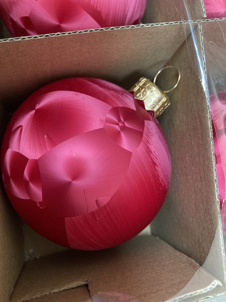 Шар елочный стекл. 8 см, [65]